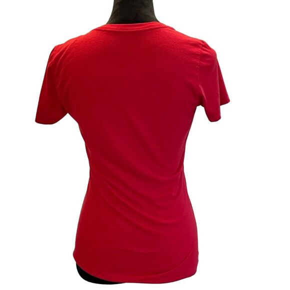 Nike Red Short Sleeve Fitted Tee Ohio State! OH-IO! - Picture 2 of 6